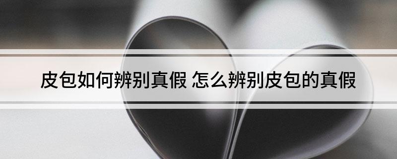 三亿体育平台：皮包如何辨别真假 怎么辨别皮包的真假(图1)